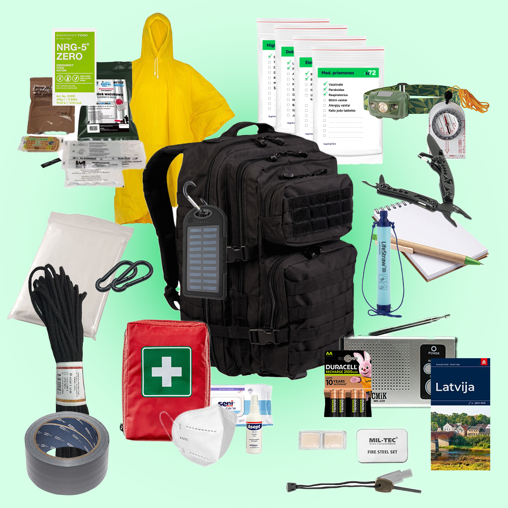 Kinkekaart - ellujäämisseljakott 72