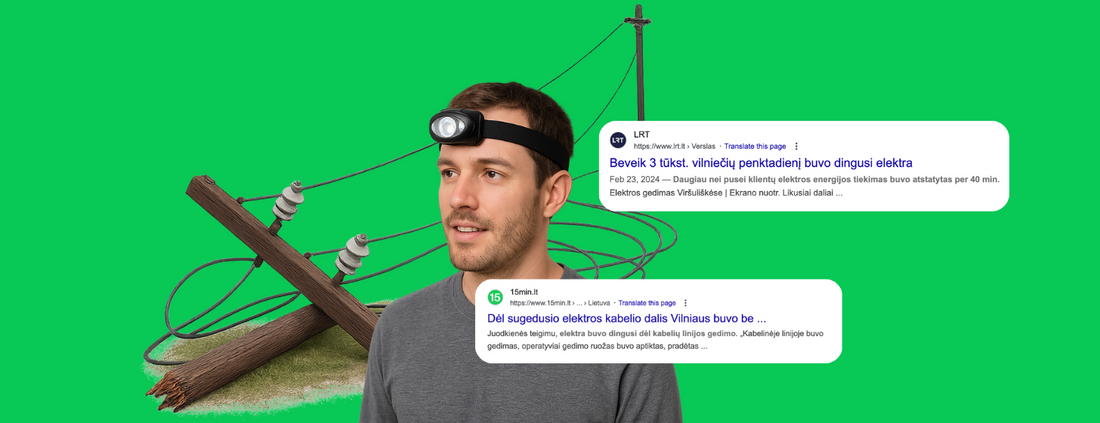 Kodėl žibintuvėlis ant galvos jau yra mūsų išgyvenimo kuprinėje? Ką būtina žinoti ruošiantis nenumatytoms situacijoms