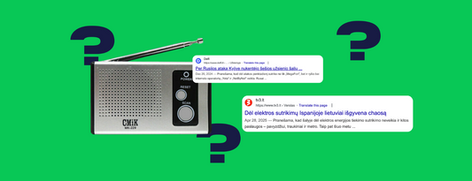 Kodėl radijas yra būtinas išgyvenimo kuprinėje? Ką būtina žinoti ruošiantis nenumatytoms situacijoms