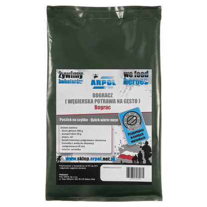 Kuuma toidu portsjon